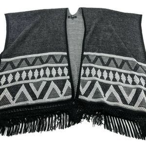 SAM EDELMAN Weekender Poncho sz S Knit Shawl $99